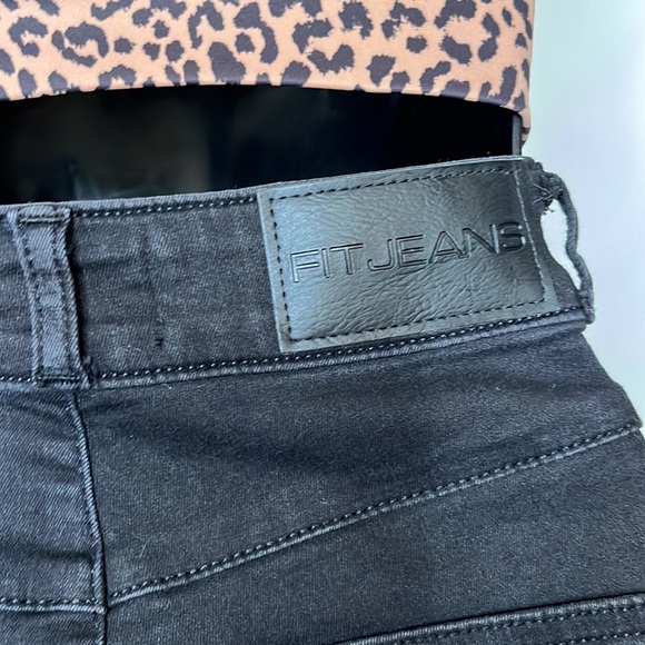 FIT JEANS - black Xs - Picture 3 of 5